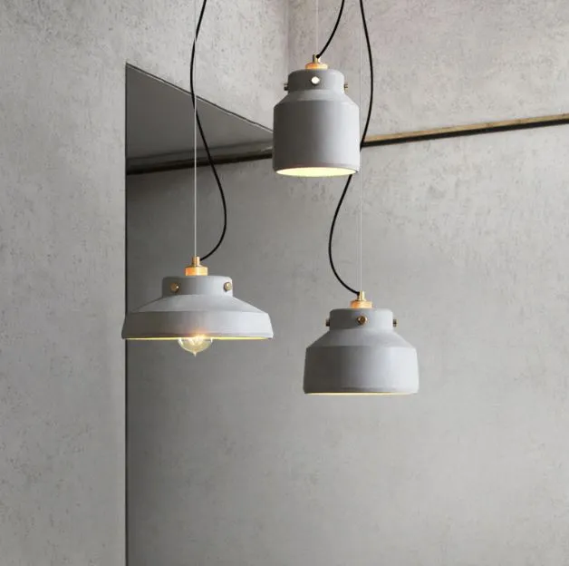 Hannusen Cement Bunker Domes Pendant Lamp