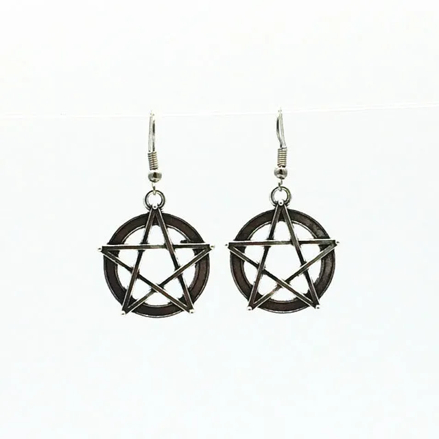 Hot New Fashion Retro Bijoux Peace Snowflake Anchors Hand Triangle Dolphin Drop Earrings Dangling Earrings For Women Jewelry