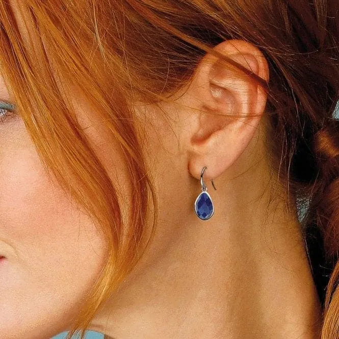 Kit Heath Coast Pebble Lapis Lazuli Drop Earrings 5180LP