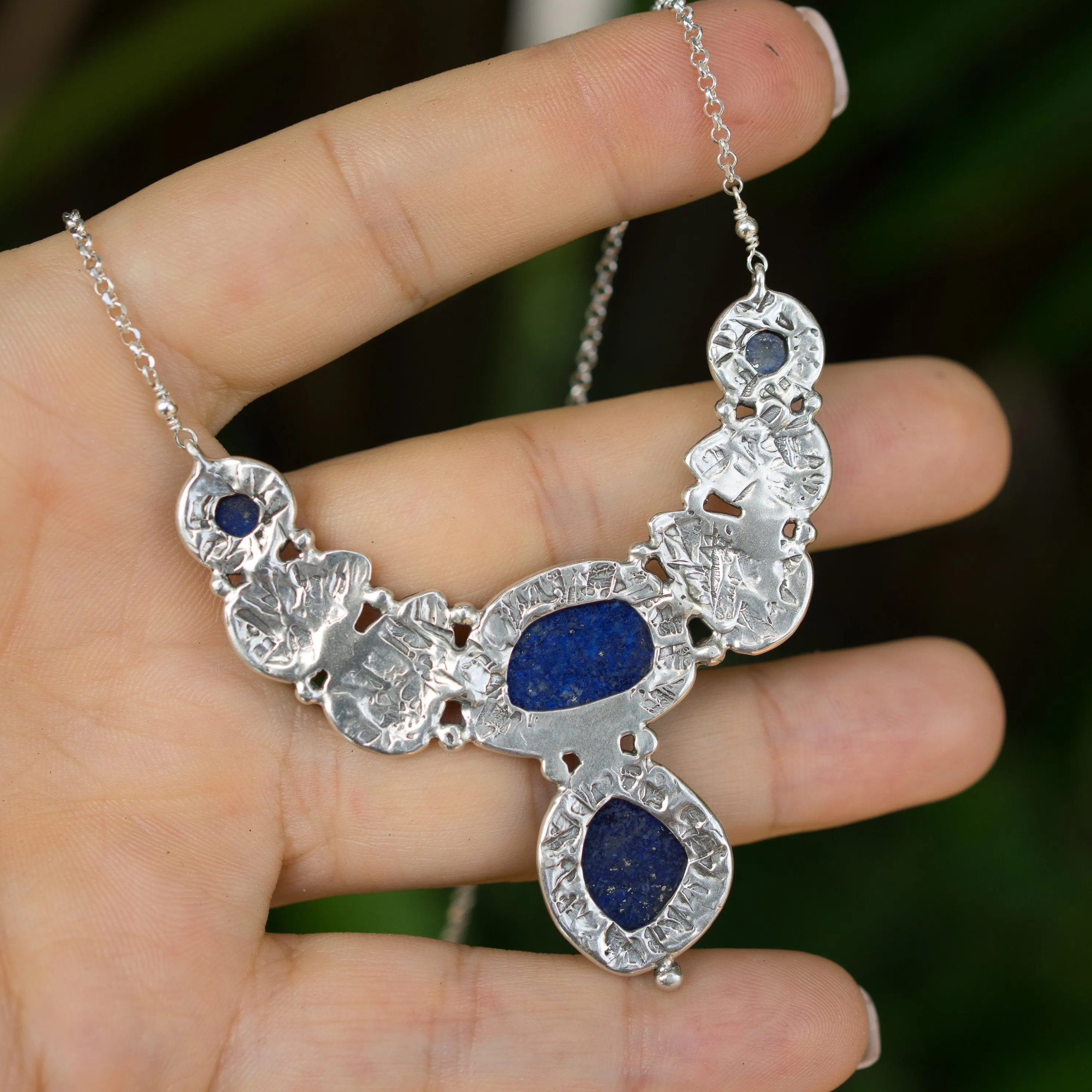Lapis & Turquoise Collar Necklace