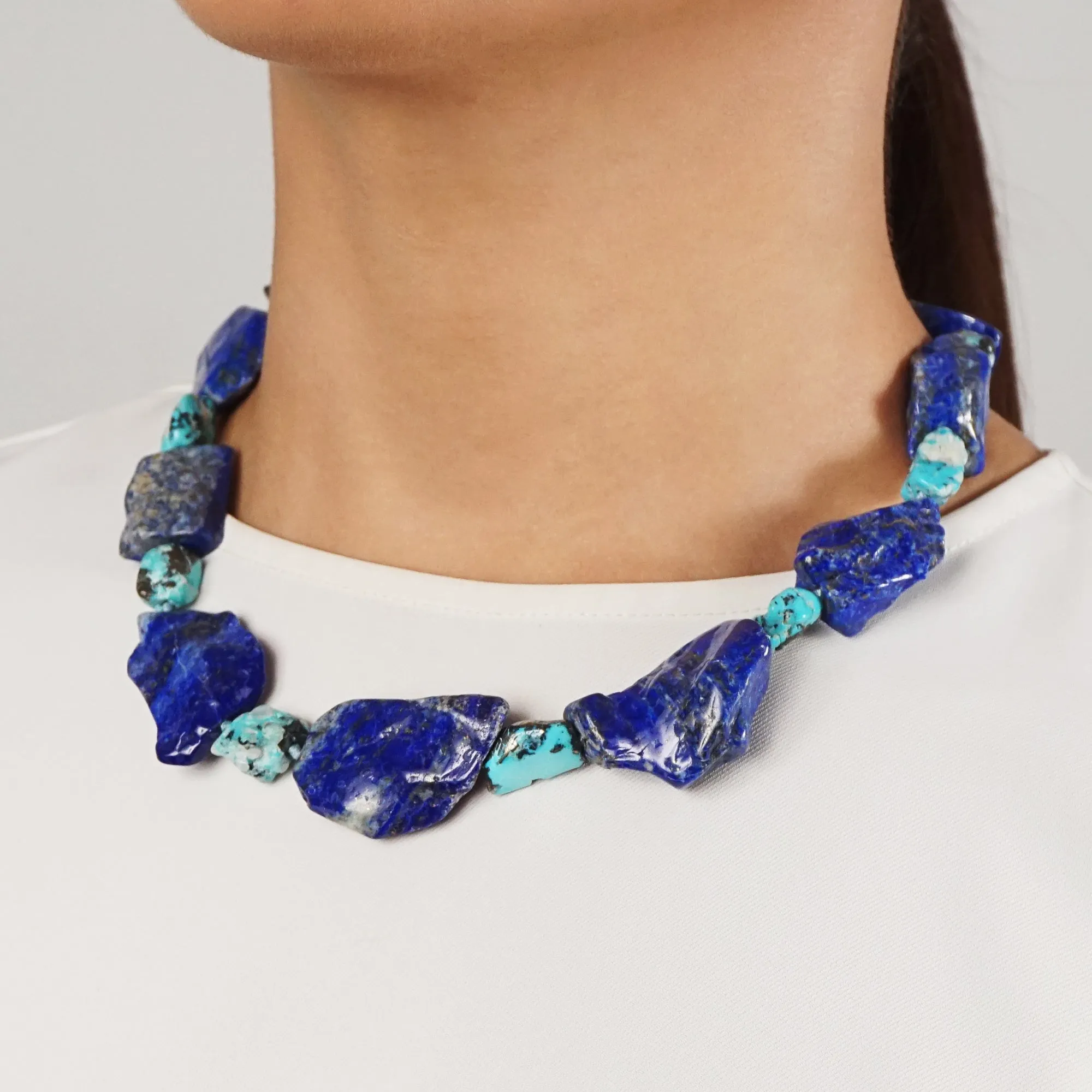 Lapis Lazuli and Sleeping Beauty Turquoise