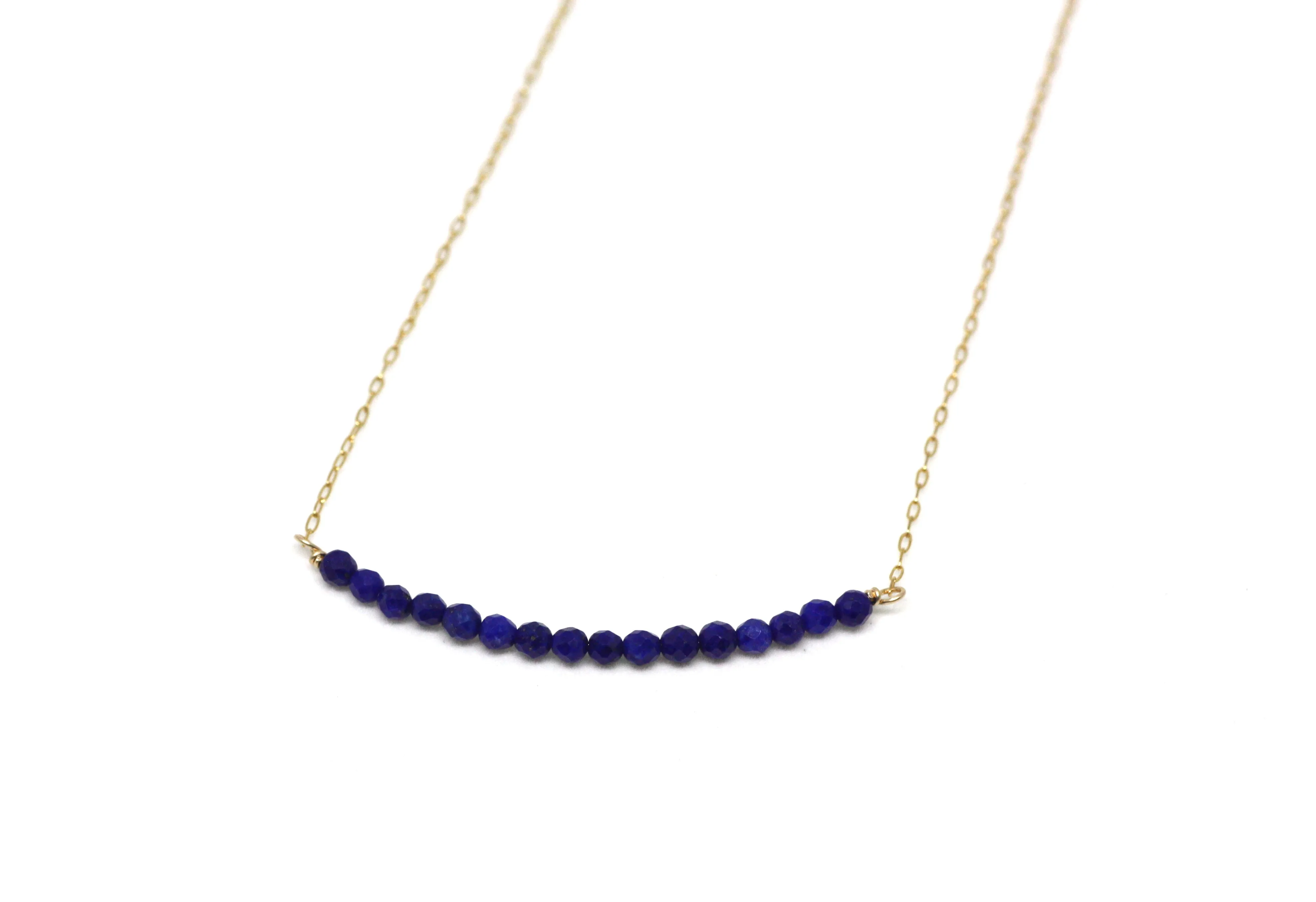 Lapis Lazuli Bar Necklace