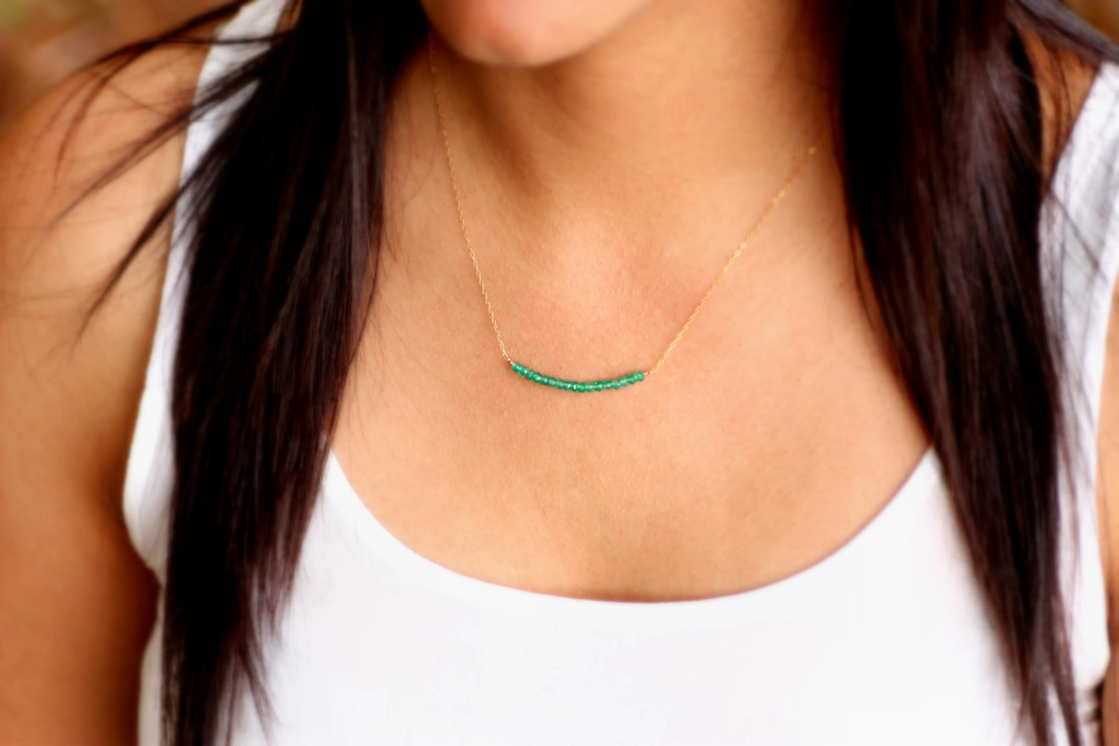 Lapis Lazuli Bar Necklace