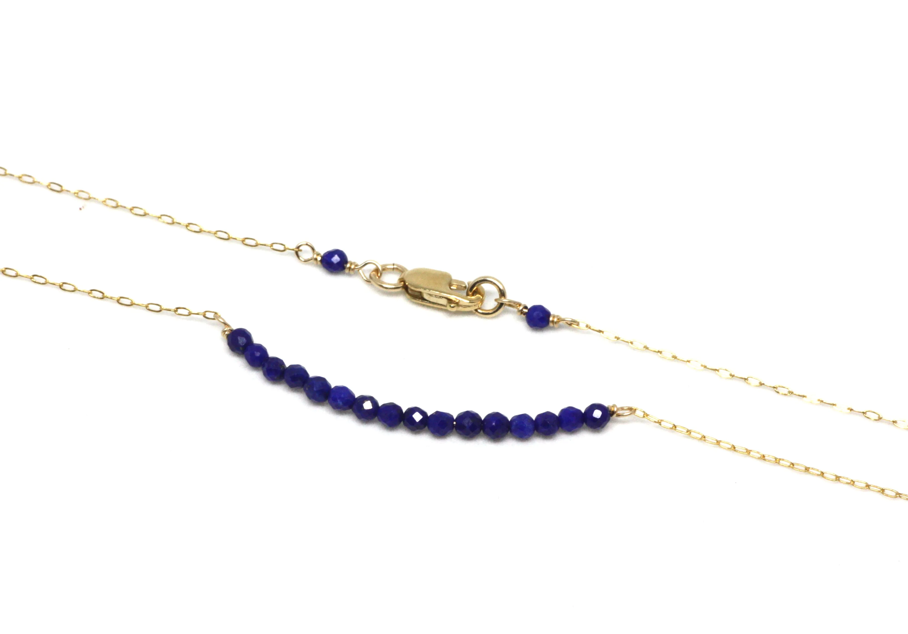 Lapis Lazuli Bar Necklace