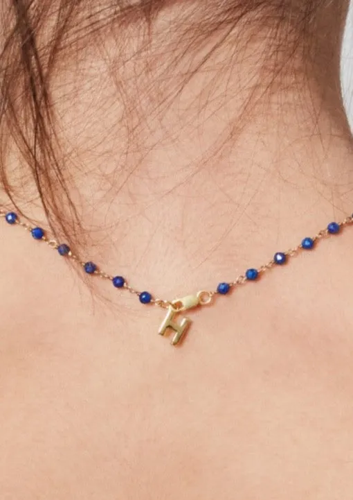 LAPIS WISDOM 24K Vermeil Necklace