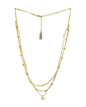 Lina Coin Ball Necklace