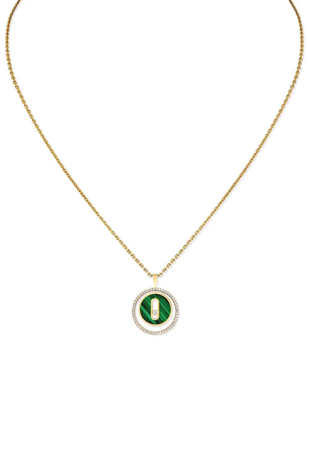 Lucky Move SM Malachite Necklace