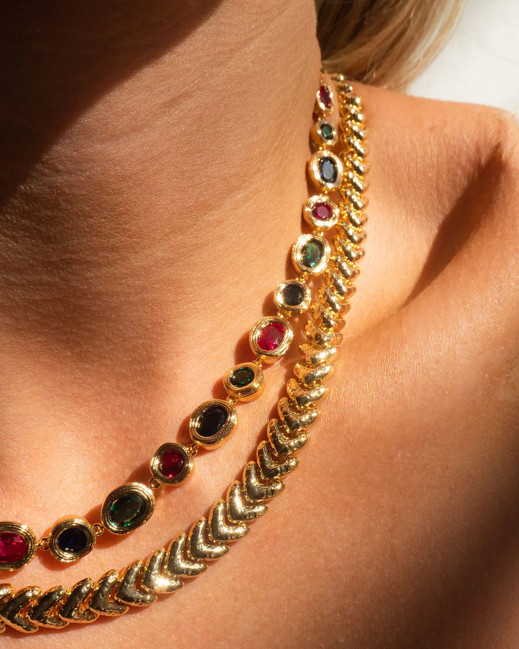 Luv AJ Fiorucci Chain Necklace in Gold