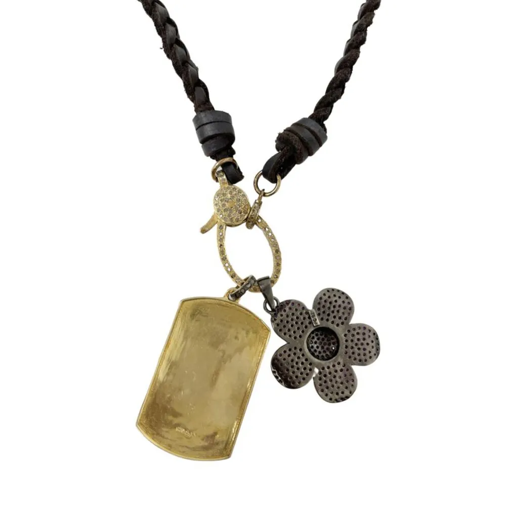 Makhala Ruby Heart and Star Necklace