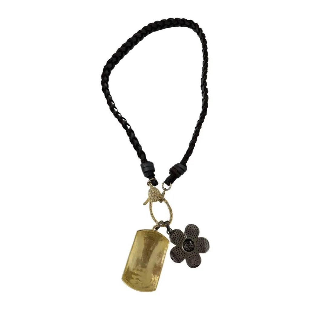 Makhala Ruby Heart and Star Necklace