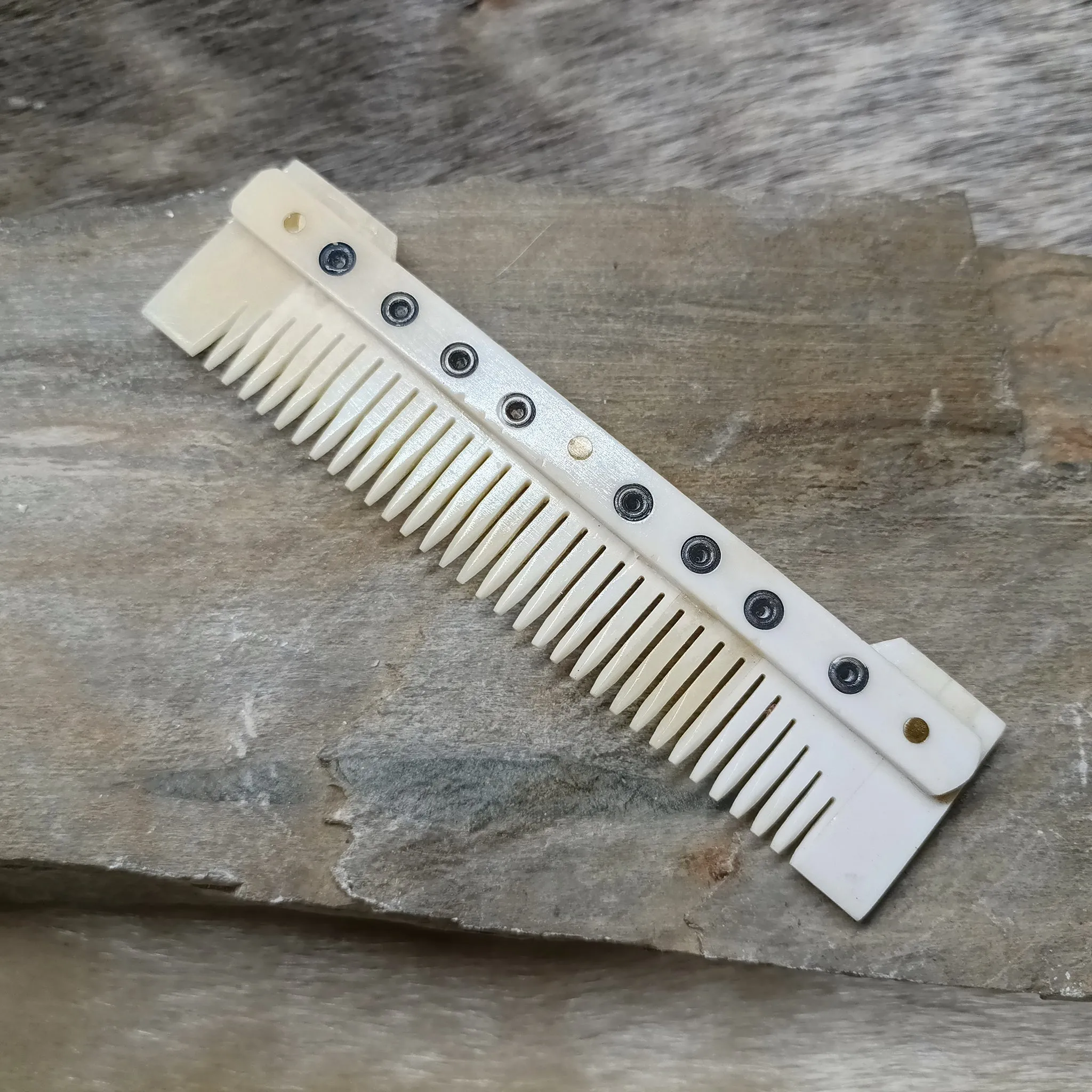 Medium Decorated Bone Viking Comb