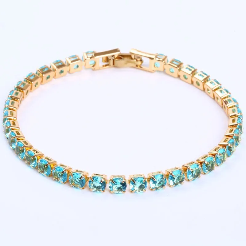 Micro-inlaid zircon hip-hop bracelet
