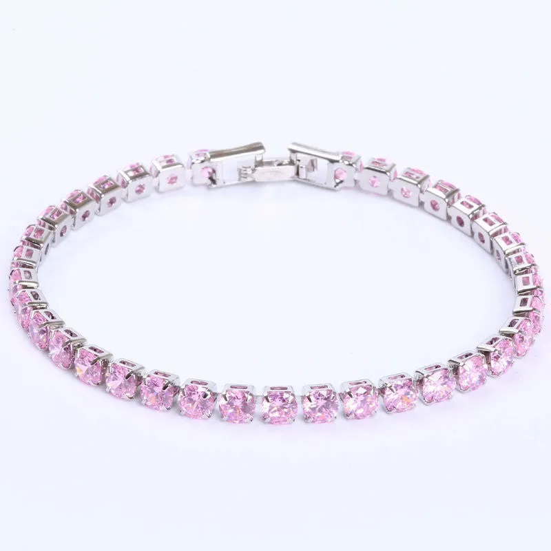 Micro-inlaid zircon hip-hop bracelet