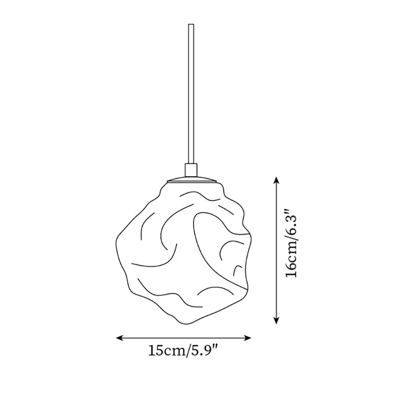 Mirza Glass Pendant Lamp