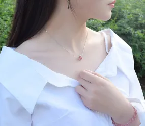 Moonstone Silver Necklace