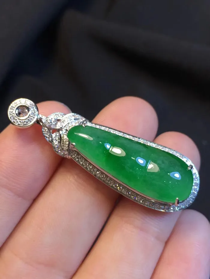 Natural Jade Pendant Jadeite Pendant NPT005