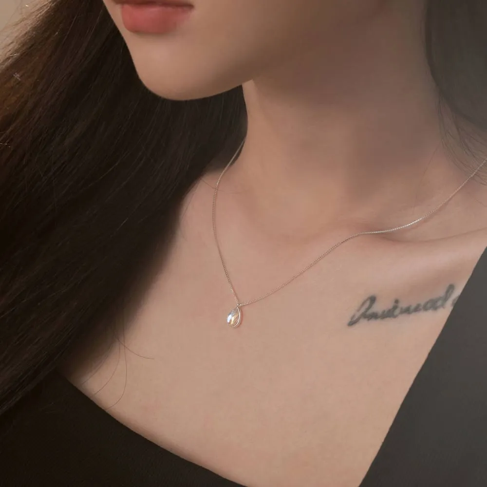 [OHMYGIRL ARIN][925 silver] Waterdrop Necklace