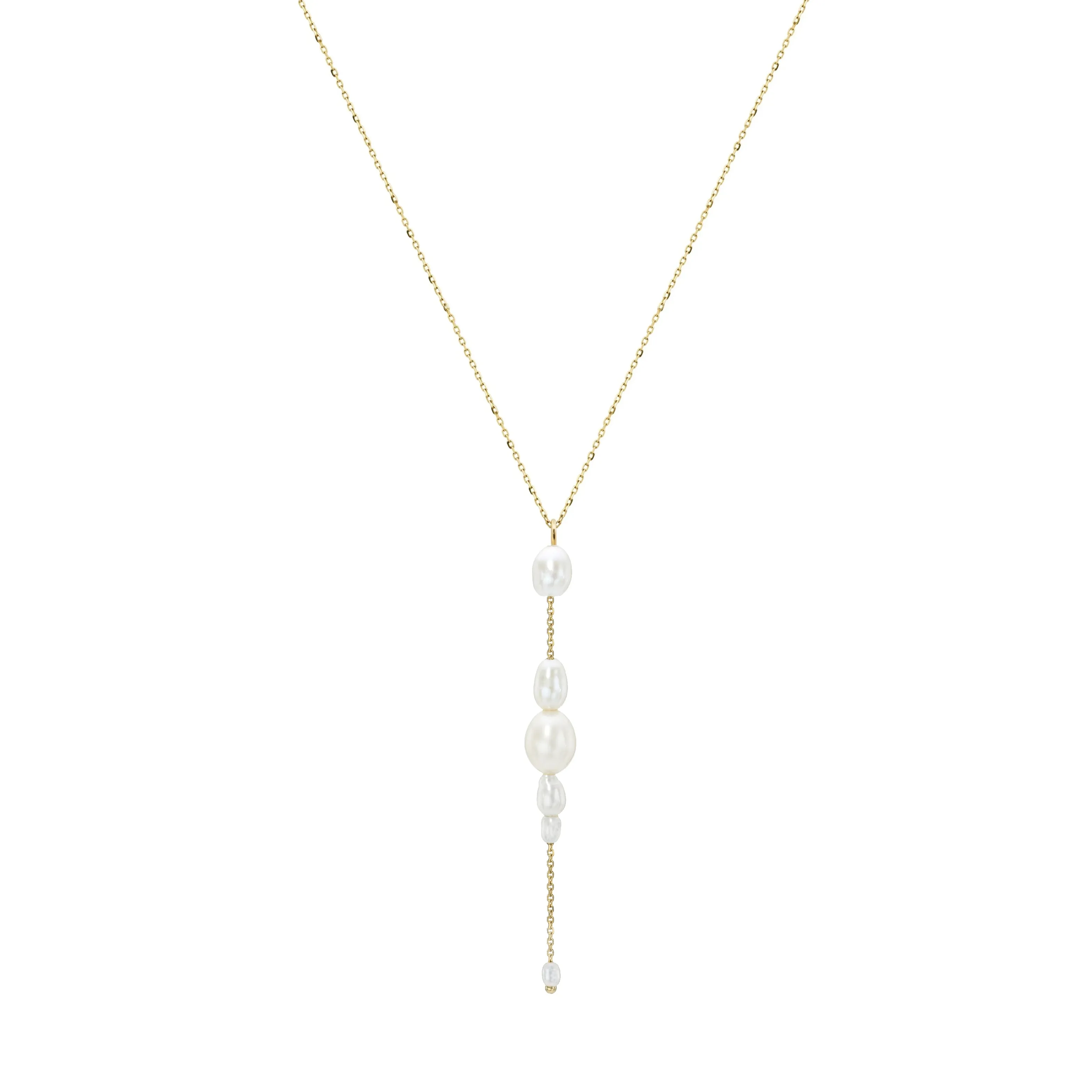 Palazzo Pearl Drop Necklace