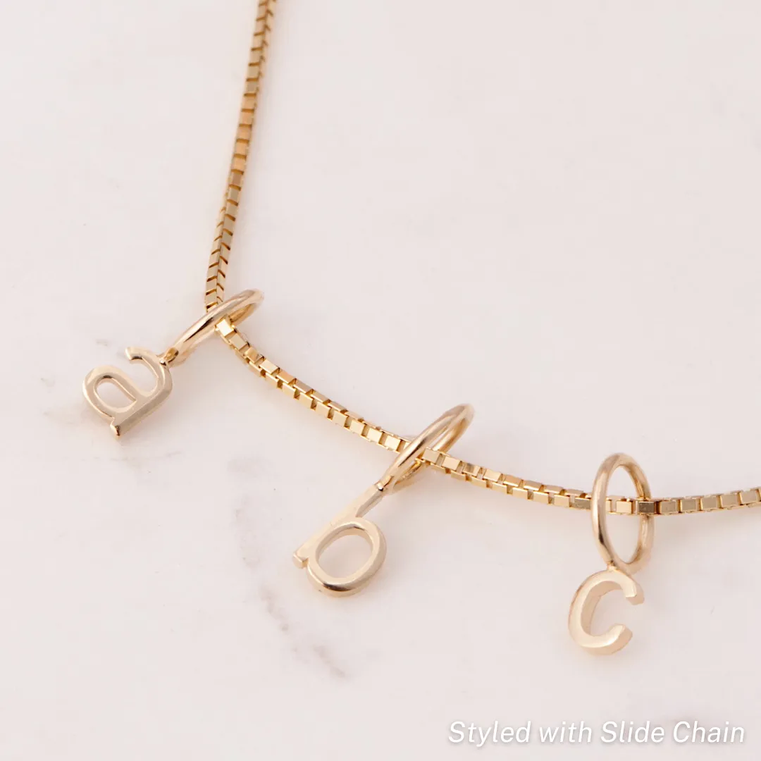 Petite Letter Charm