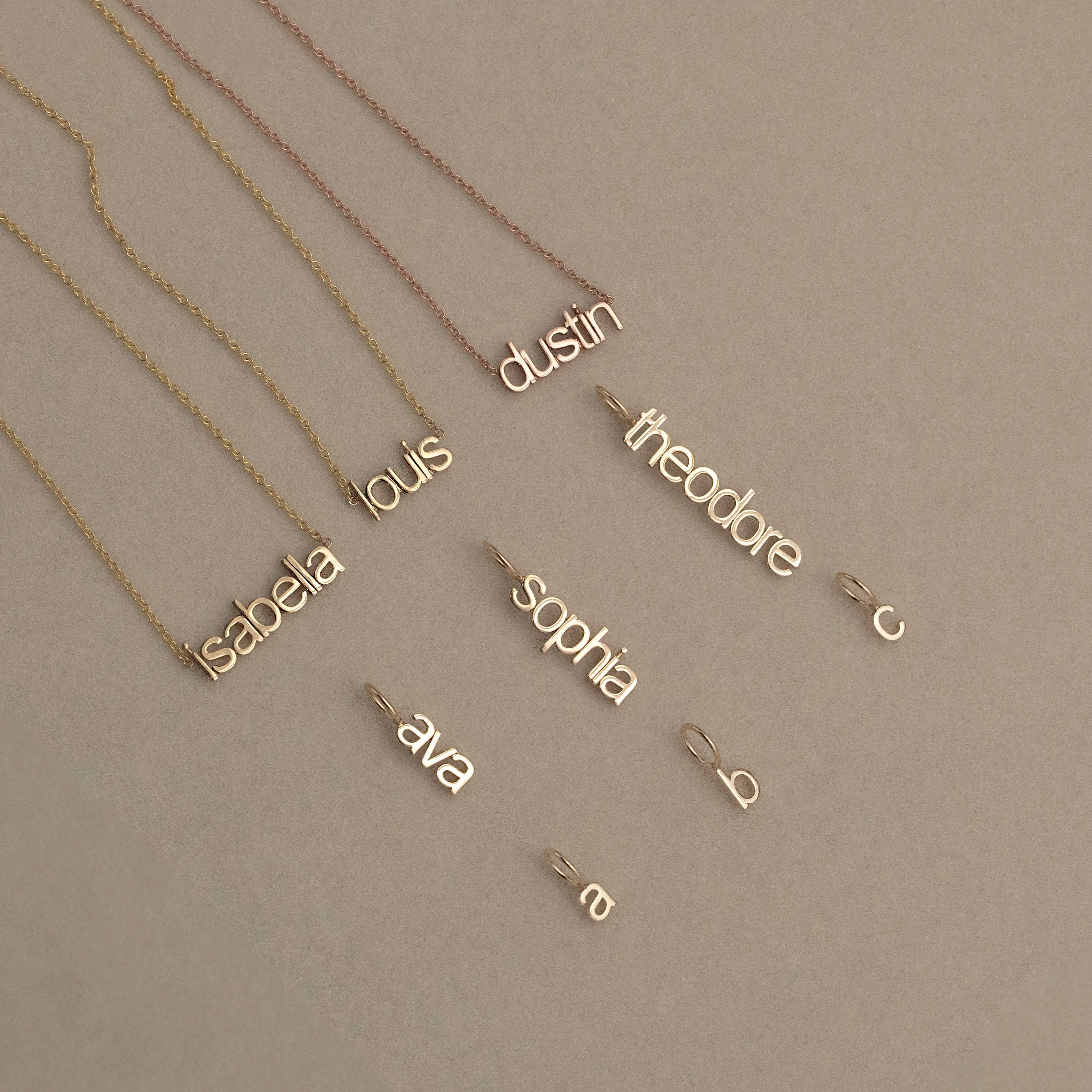 Petite Letter Charm