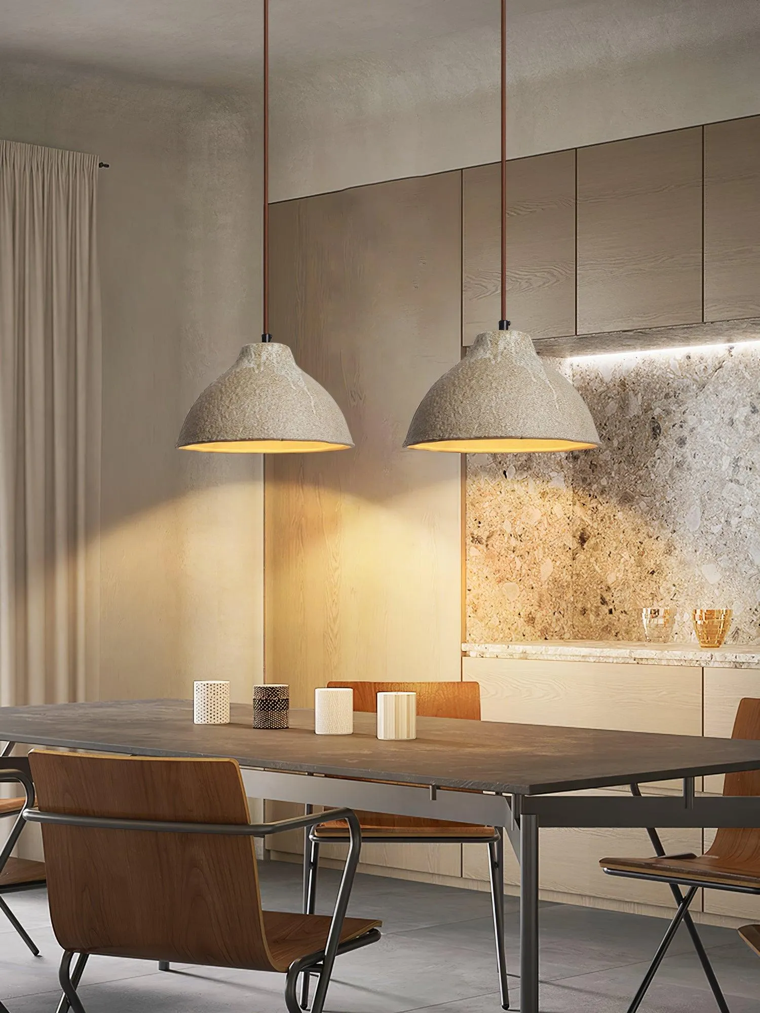 Raku Retro Ceramic Pendant Lamp