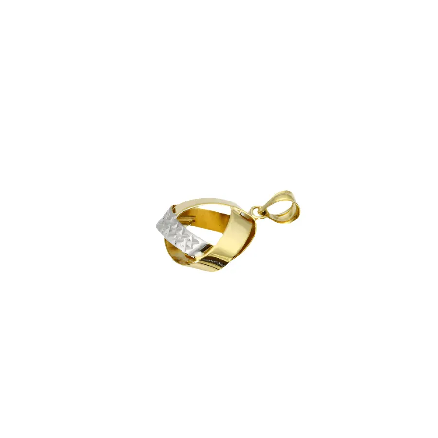 Real Gold 2 Color Pendant 6005