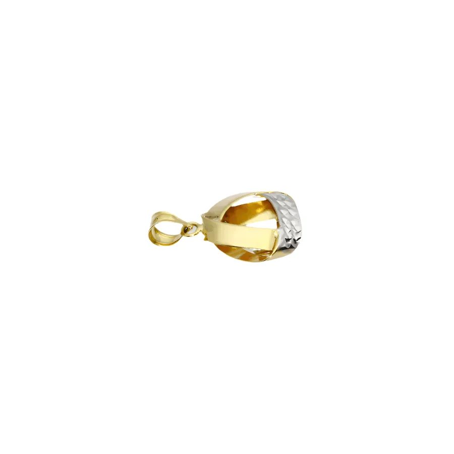 Real Gold 2 Color Pendant 6005