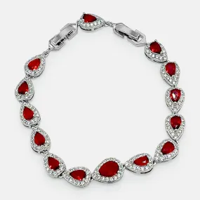 Ruby Lustre Dew Bracelet