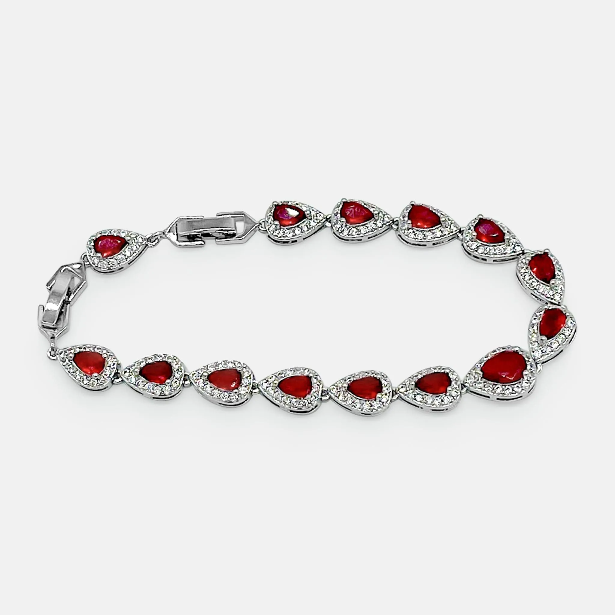Ruby Lustre Dew Bracelet