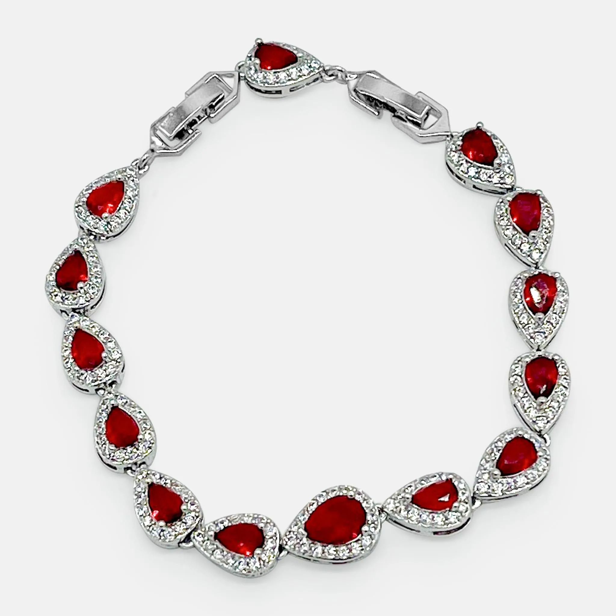 Ruby Lustre Dew Bracelet