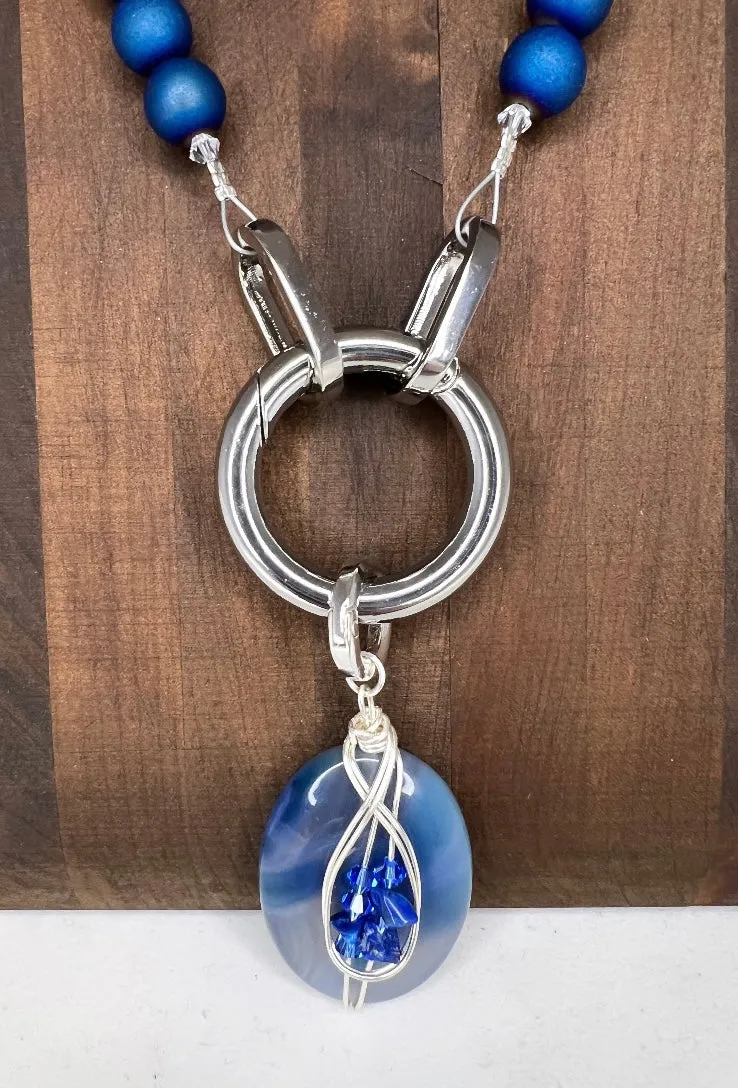 Sacred Stone - Blue Druzy 2