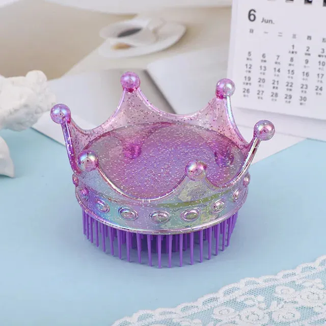 Shiny Shell Hair Brush-Princess