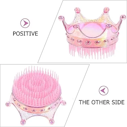 Shiny Shell Hair Brush-Princess