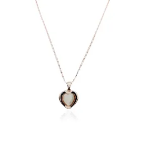 Simulated Moonstone Pendant Necklace