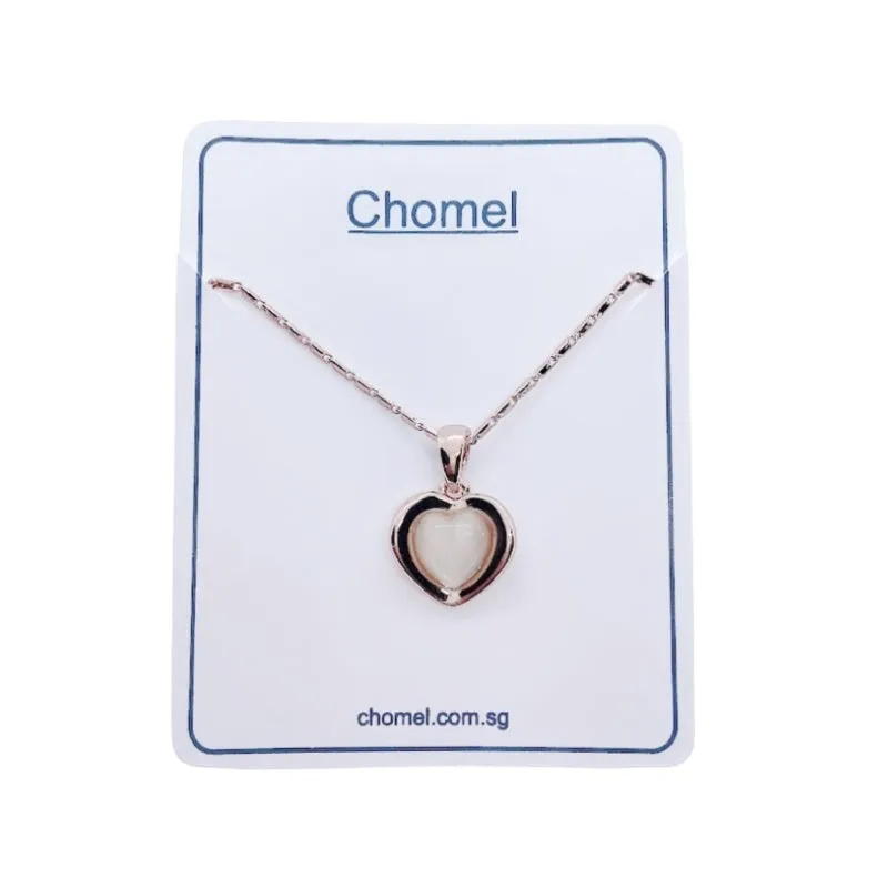 Simulated Moonstone Pendant Necklace