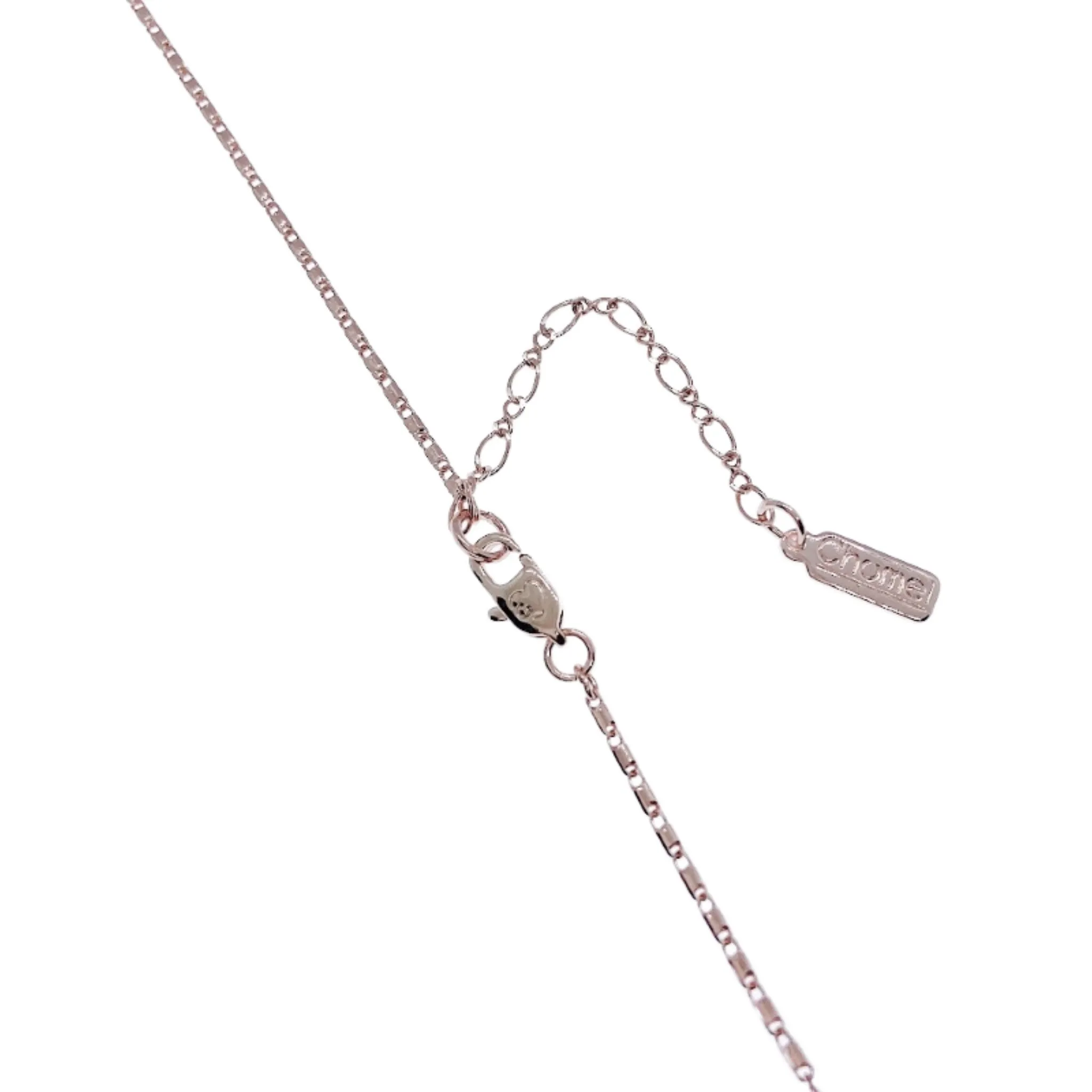 Simulated Moonstone Pendant Necklace