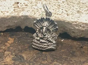 Small Silver Ganesh Pendant