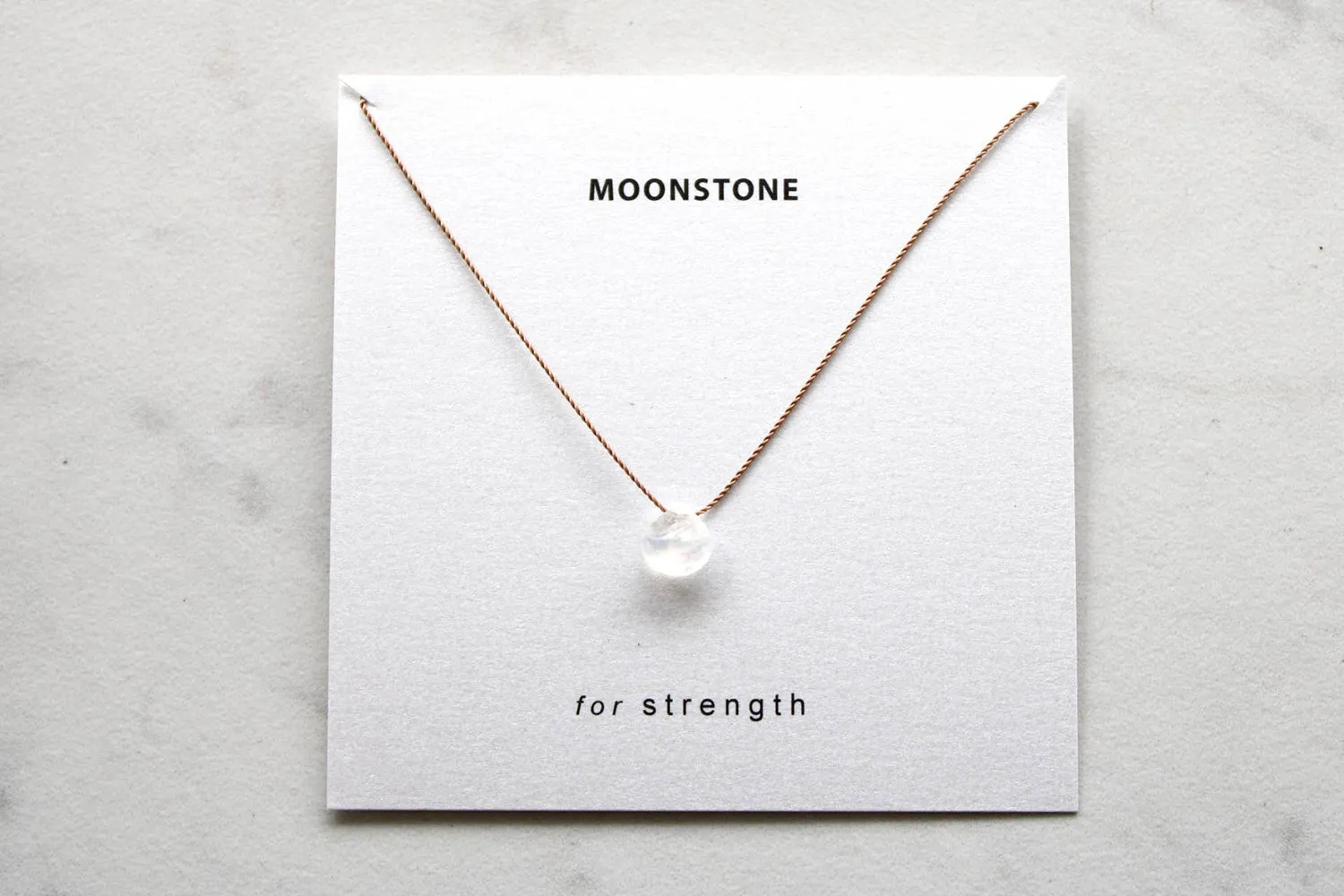 Soulsilk Rainbow Moonstone Necklace