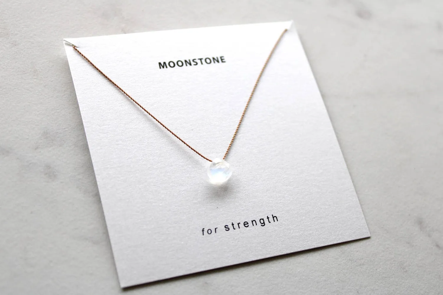 Soulsilk Rainbow Moonstone Necklace