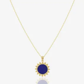 Sunshine Necklace in Lapis Lazuli