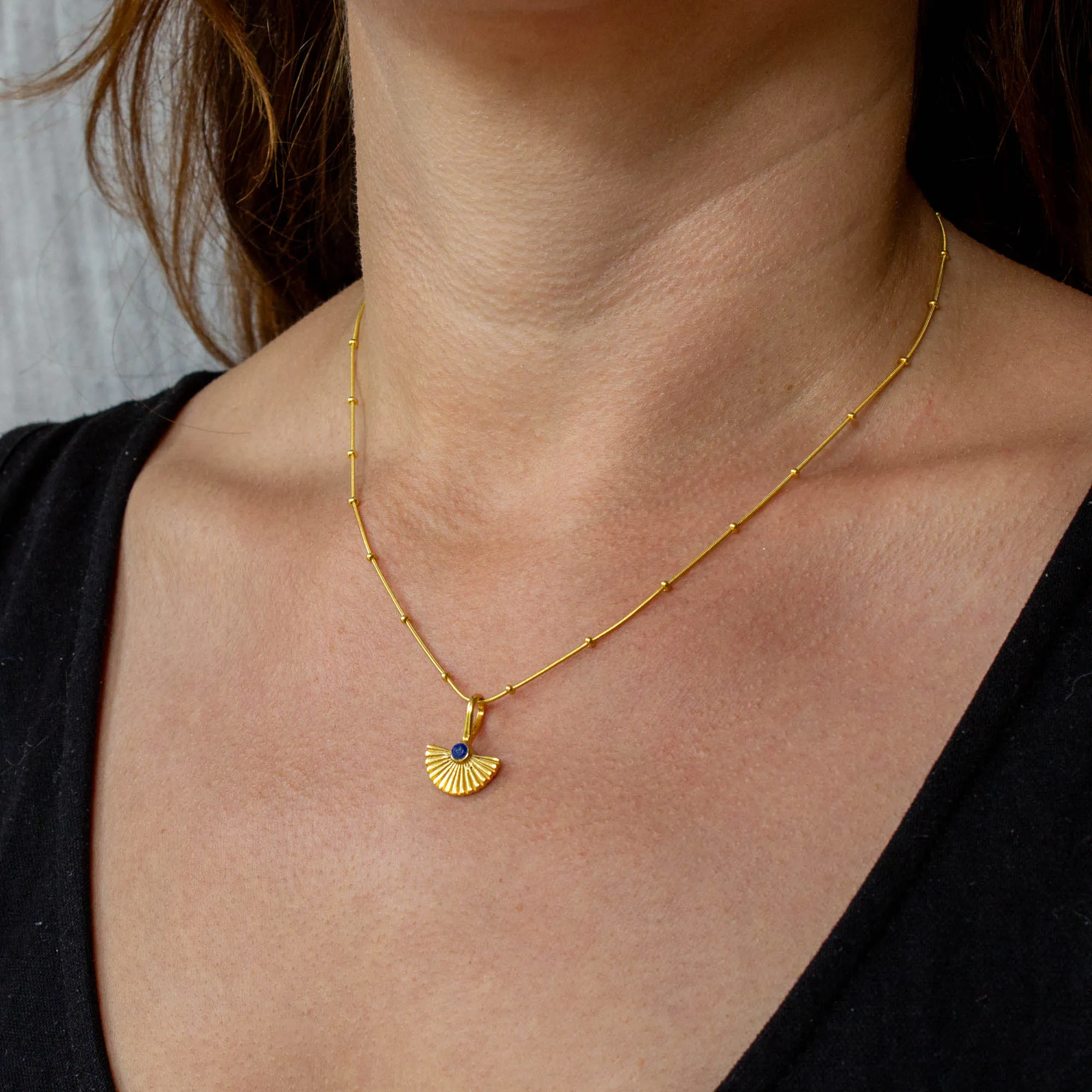 Textured Fan Pendant