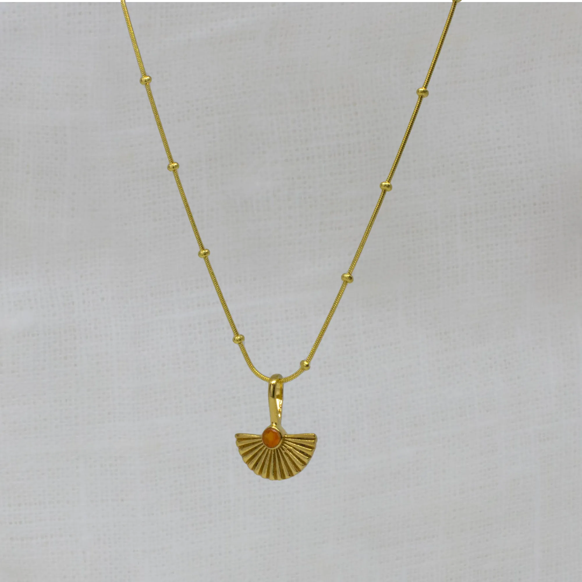 Textured Fan Pendant