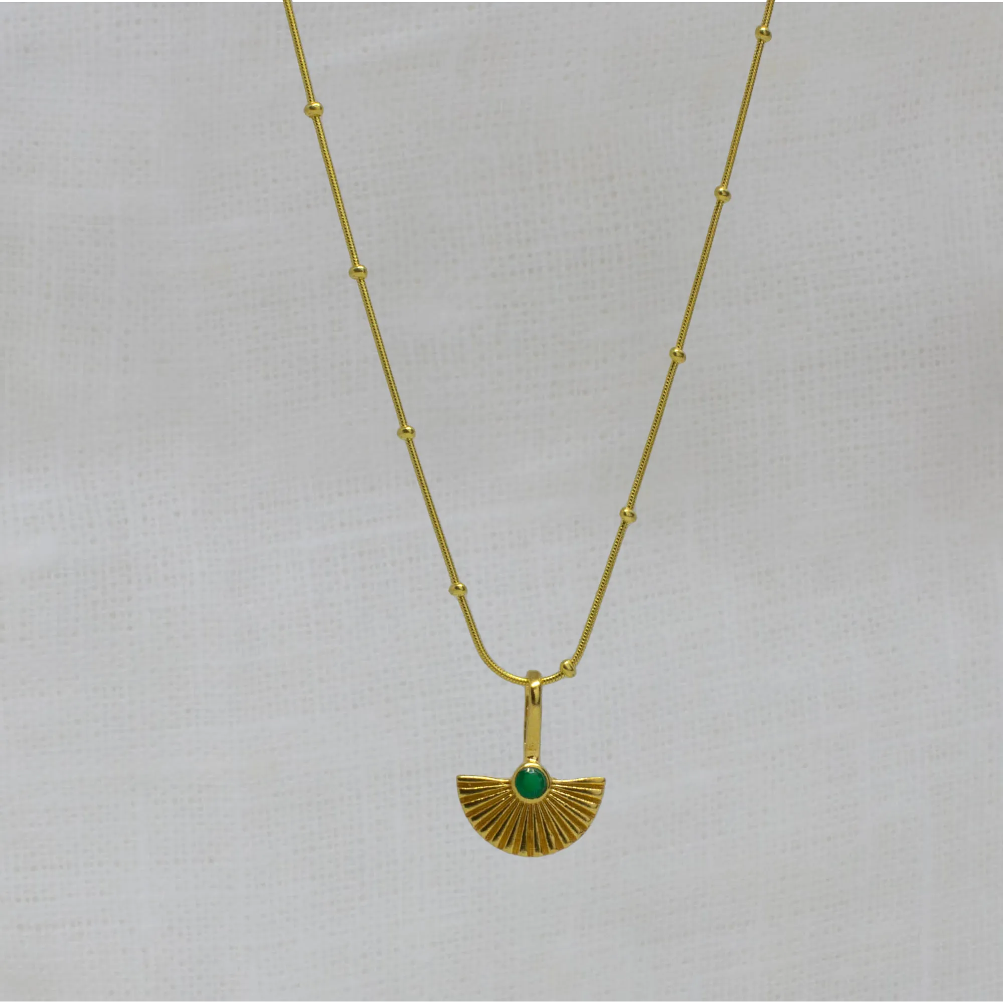 Textured Fan Pendant