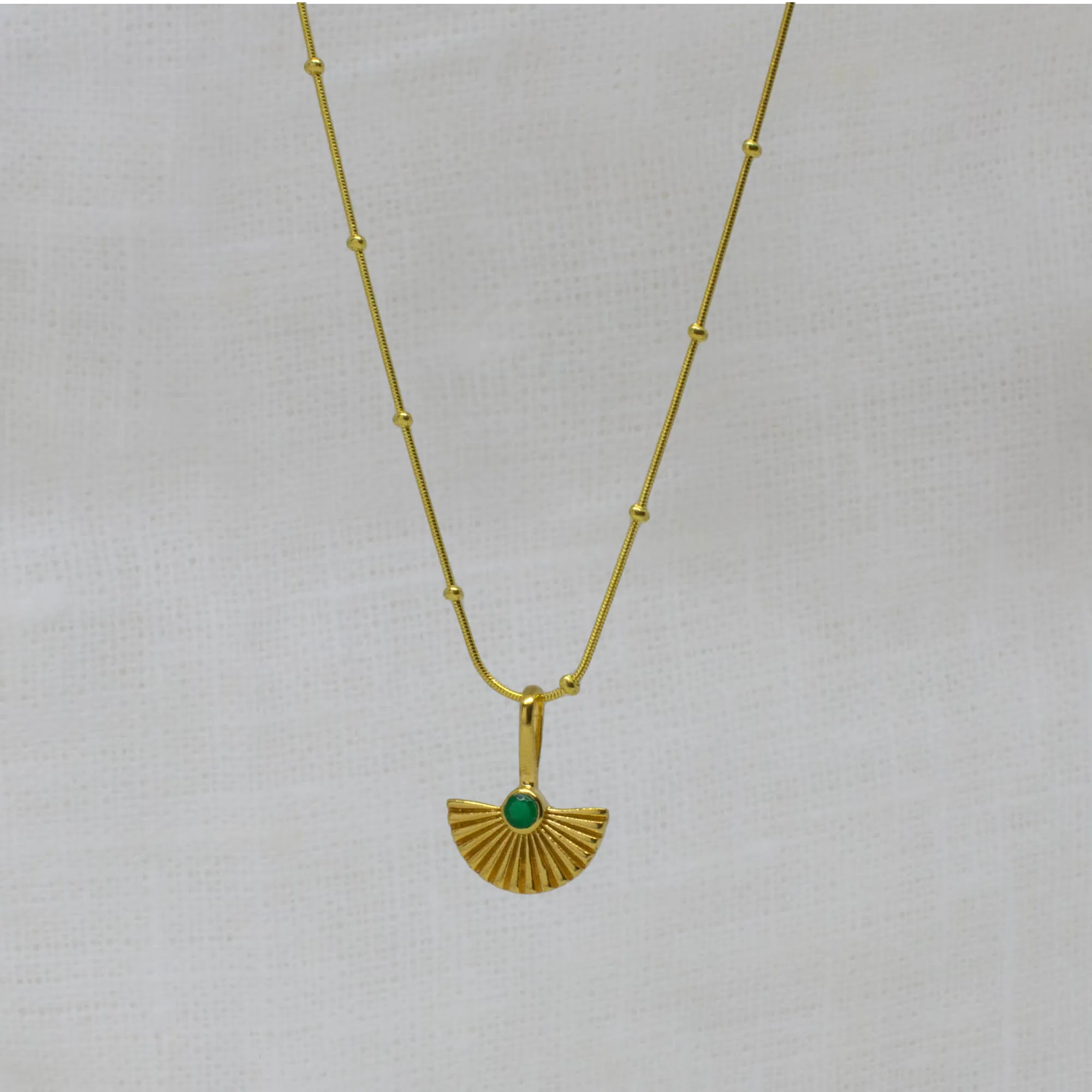 Textured Fan Pendant