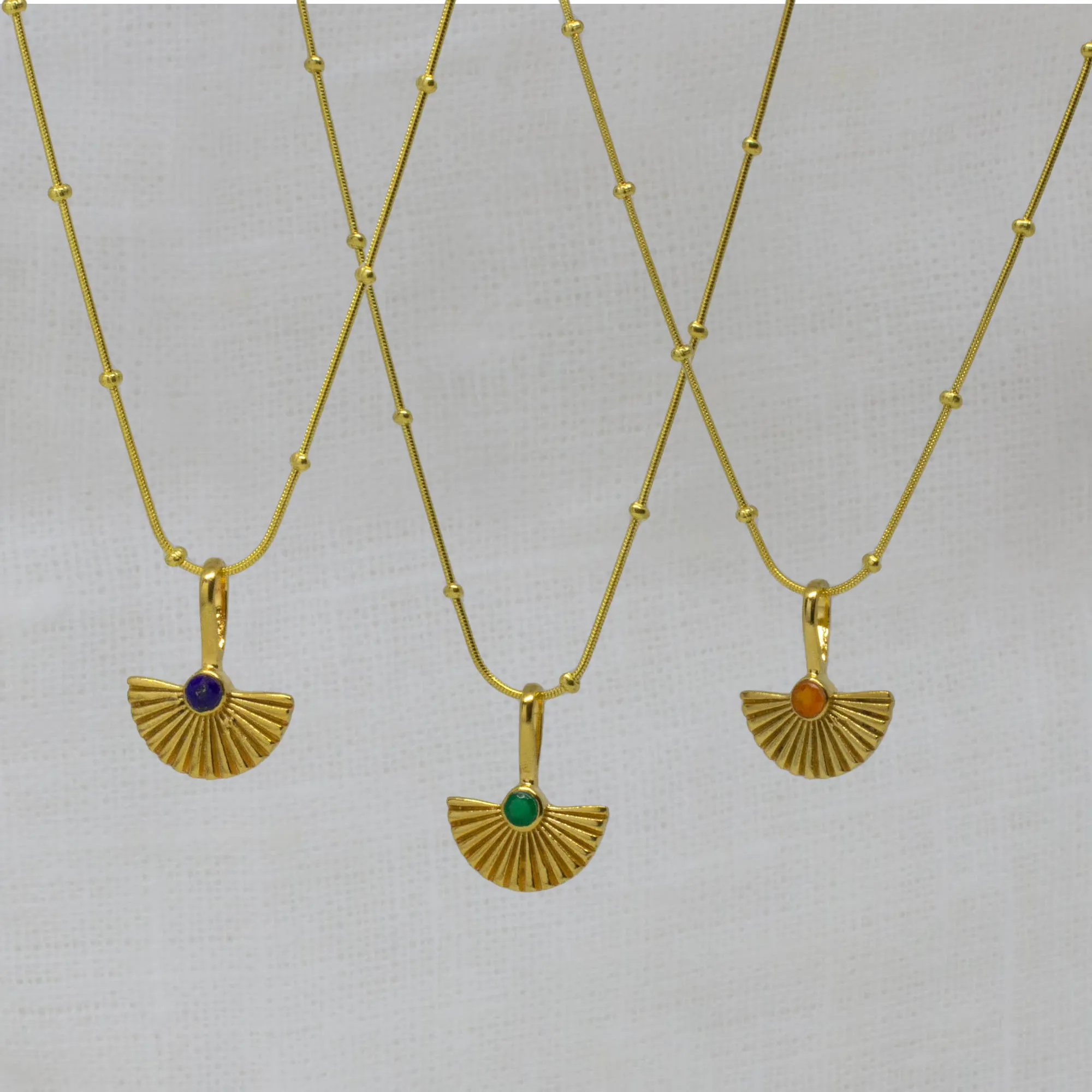 Textured Fan Pendant