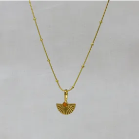 Textured Fan Pendant