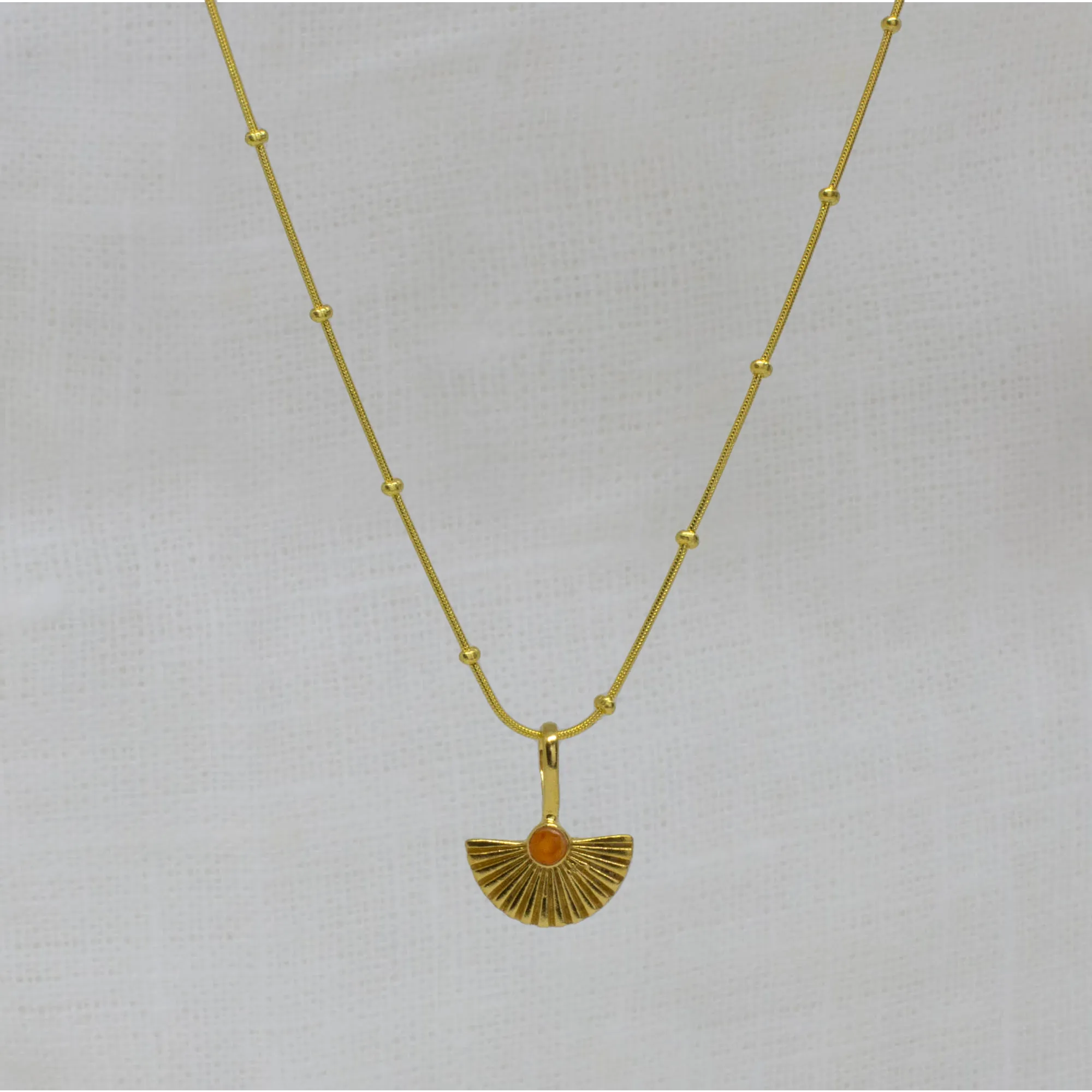 Textured Fan Pendant