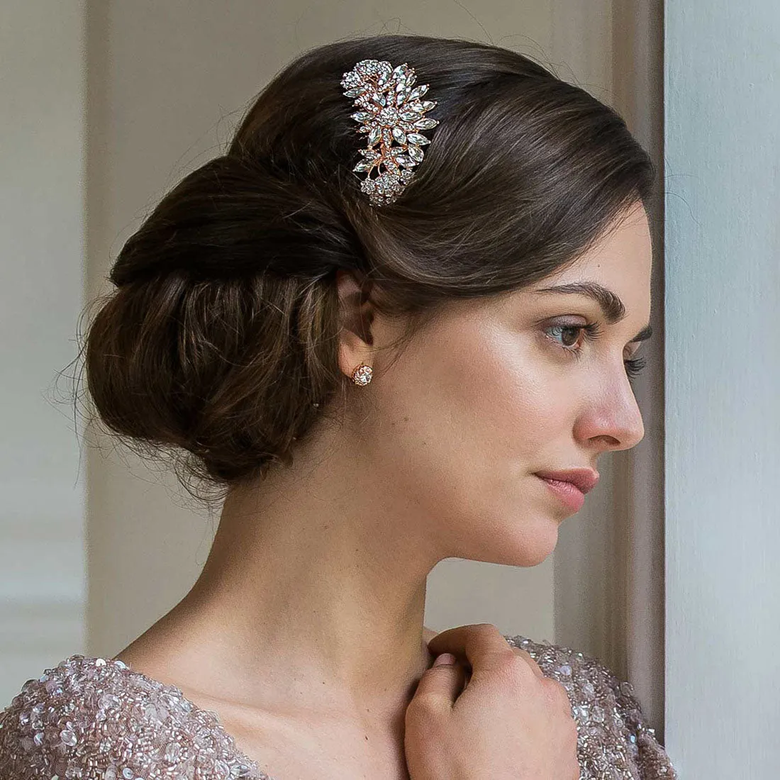 Treasure of Rose Gold Hair Comb