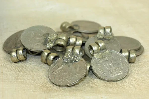 Vintage One Rupee Coin Pendant