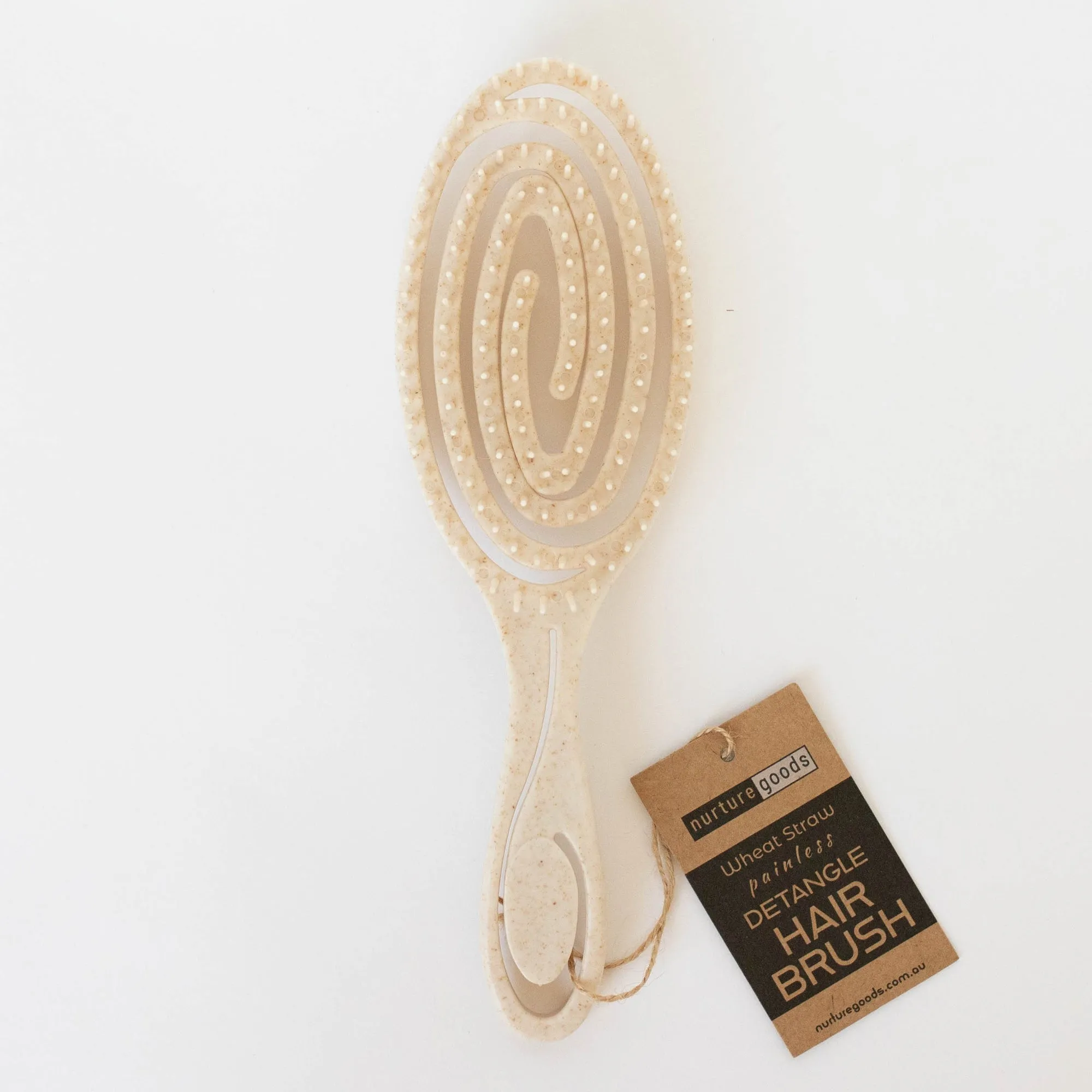 Wheat Straw Spiral Detangling Hair Brush